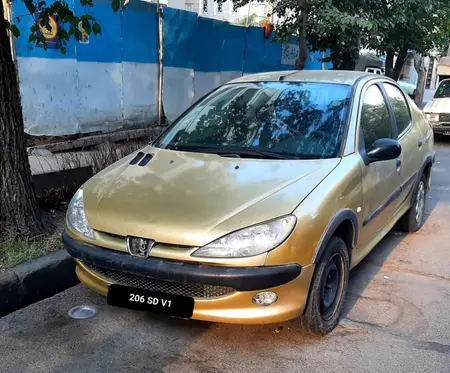 مزایده خودرو پژو، 206 SD V1
