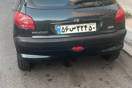 مزایده خودرو پژو، 206 تیپ 1