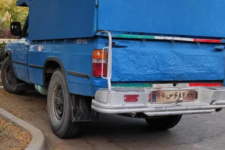 مزایده خودرو زامیاد، وانت نیسان دوگانه سوز